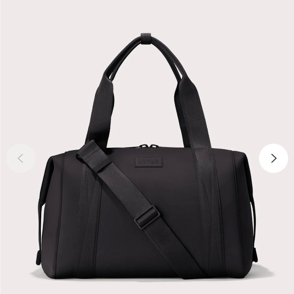 Dagne Dover Landon Neoprene Carryall Bag Black
